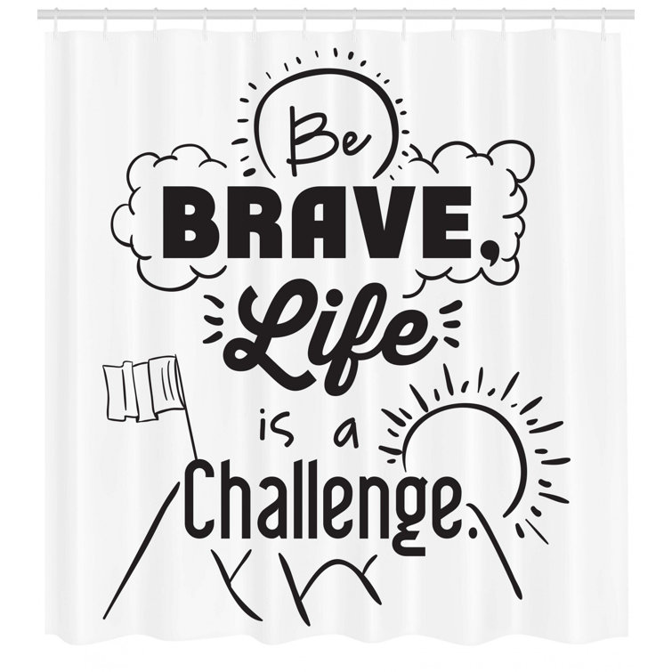 East Urban Home Shower Curtain with Hooks Included Wayfair